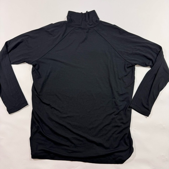 Athleta Cold Shoulder Top Long Sleeve Black Size Large - Picture 3 of 9